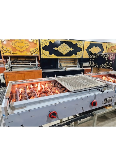 Arıcan Gazlı ve Kömürlü Lava Taşlı Izgara Mangal