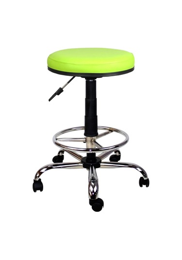 Bürocci Metal Ayaklı Yüksek Tabure-Yeşil-2999T0110