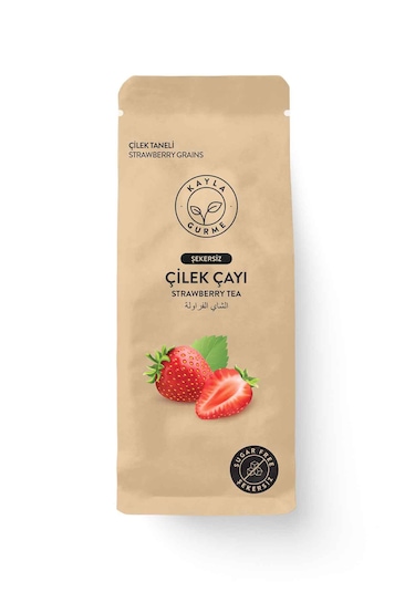 Kayla Gurme Şekersiz Çilek Çayı Çilek Taneli 250 G