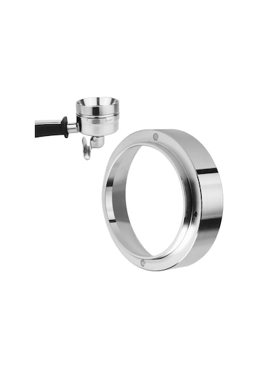 Geeksen Manyetik Alüminyum Kahve Dozaj Halkası - 51mm Gümüş, Pratik Ve Dayanıklı Gümüş