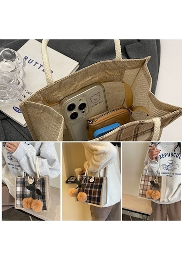 Trendooze Kadın Gri Fermuarlı Çantası Modern Gri Elma Boyutu Diğer