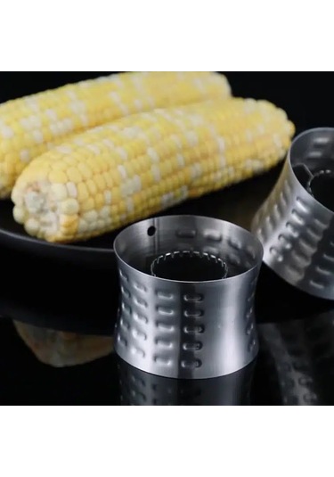 Dofolink 304 Paslanmaz Çelik Mısır Soyucu, Gıda Kalitesi, Keskin Dişli Tasarım, Hızlı Ve Güvenli Mısır Soyma Aleti, Mutfak Gereci