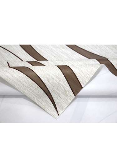 Astarlı Silinebilir Pvc Muşamba Masa Örtüsü 151-a-kahve