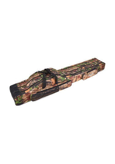 120 Cm/150 Cm 3 Katmanlar Balıkçılık Çanta Taşınabilir Ağaç Kamuflajı