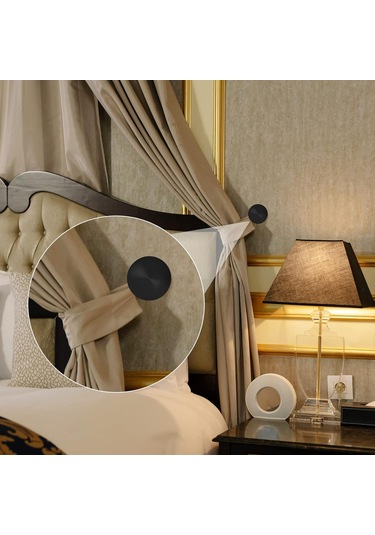 Siyah Perde Askıları, 2'li Madalyon Perde Askısı Askı Kancaları, Çinko Alaşımlı Pencere Perde Askısı Diğer