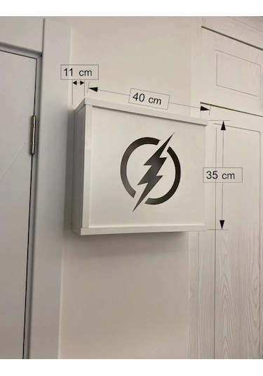 Anten Uydu Cihazı Saklama Kutusu Sürgü Kapaklı 35 X 40