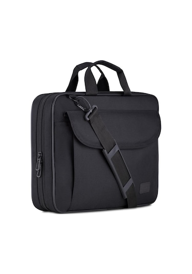 Classone C100 15.6 İnç Tam Açılır Laptop El Çantas Siyah