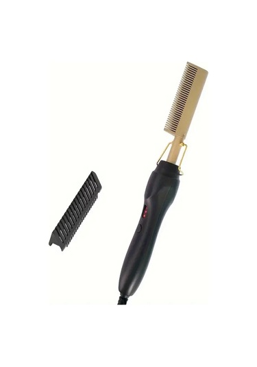 Xurunkeji Saç Düzleştirici Tarak Islak&kuru Saç Düzleştirici Bukle Makinesi Ev Tipi Elektrikli Tarak 3'ü 1 Arada Düz Bukle Tarak Ab Fişi