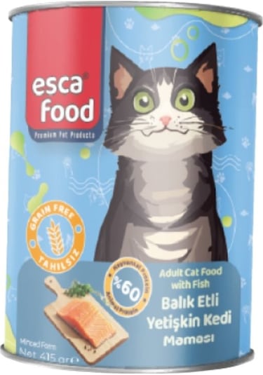 Esca Food Balık Etli Yetişkin Kedi Konserve Maması 415gr