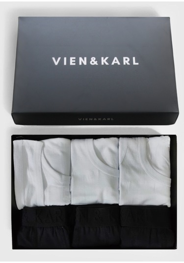 Erkek 3 Pamuklu Likralı Siyah Boxer 3 Atlet Takım Siyah