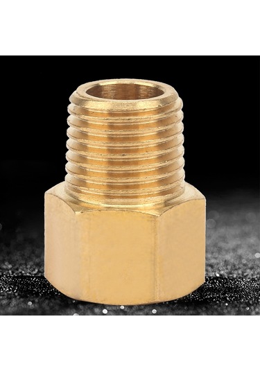 Fosenze Bakır Sanayi Tipi Adaptör: 1/4" Bspt Erkek Dış Vida - 1/4" Npt Dişi İç Vida, Su-gaz-yakıt Taşıma, Dayanıklı Ve Korozyona Dayanıklı