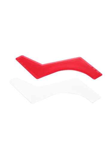 Maiyame Ev Saç Bakımı 4'lü Set: Sakal, Sakal Çizgisi, Saç Kesim Ve Boyun Çizgisi Şablonları Beyaz