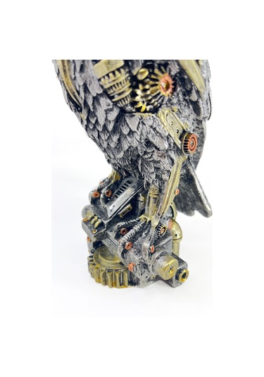 Steampunk Kartal Biblo Heykel