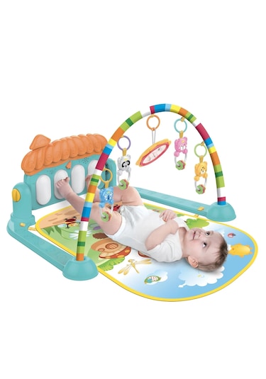 Babycim Piyanolu Oyun Halısı - Mantar