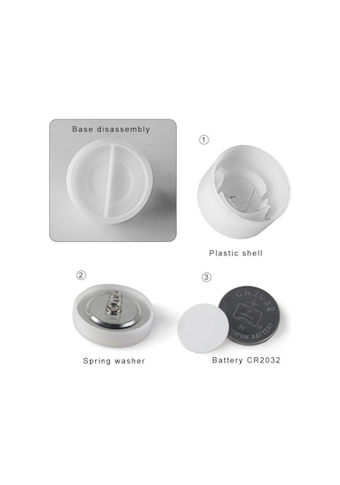 Youmex 24 Adet Isı Beyazı Parıltılı Led Mumlar - Gerçekçi Tasarım, Sönmeyen, Ev/parti Dekorasyonu, 3v Pil Dahil Renkli