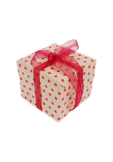 Nostaljik Özel Kırmızı Hediye Kutusu Orta Boy