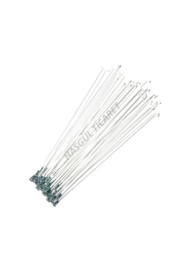 Hsgl Bisiklet 2mm 255 mm Beyaz Jant Teli Bisiklet Jant Teli