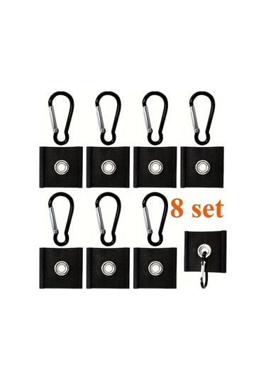 Trendooze Cloud011 8 Adet S Kancalı Caravan Branda Kancası 5-8mm Askılı İç Dış Dekor