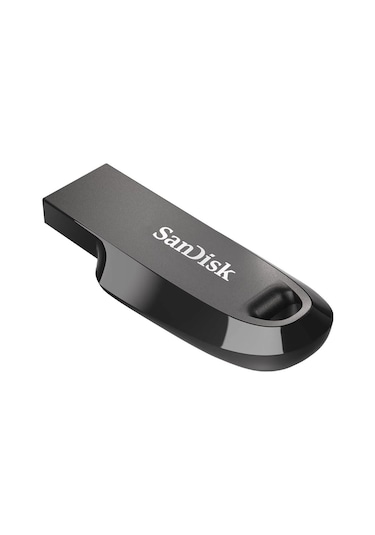 Sandisk 64gb Ultra Curve Usb 3.2 Flash Drive Siyah 100 Mb/s'ye Ka