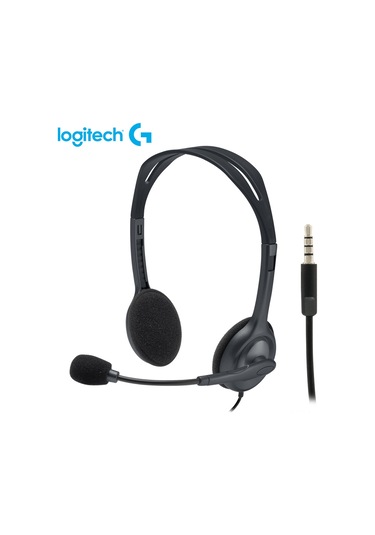 Wezone Logitech H111 Döner Mikrofonlu 3.5mm Stereo Kulaklık - Oyun, Müzik Ve Görüşmeler İçin