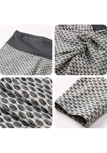 Geeroyoo Yüksek Bel Gönüt Daraltıcı Puf Yaka Yoga Pantolon Kadın, Hızlı Kuruyan Spor Fitness Eşyası, Outdoor Aktivite İçin Dayanıklı Materyal, Mavi, Beden M Mavi