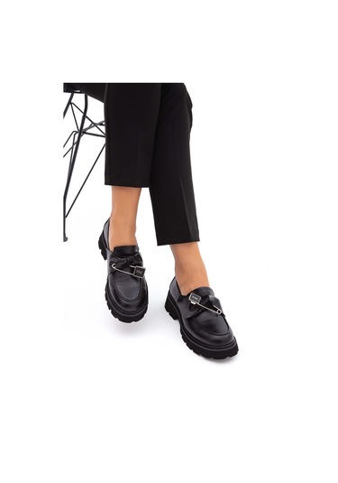 Tamer Tanca Kadın Hakiki Deri Siyah Loafer Ayakkabı 33 1004 Bn Ayk Sk22/23 Sıyah Siyah Tamer Tanca Kadın Hakiki Deri Siyah Loafer Ayakkabı 33 1004 Bn Ayk Sk22/23 Sıyah Siyah