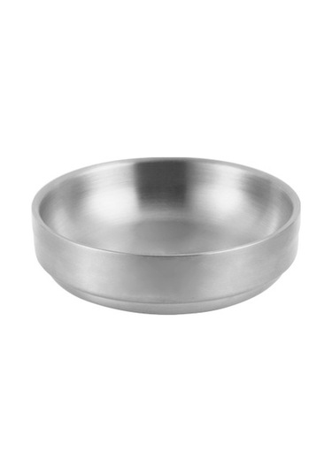 Sones 304 Paslanmaz Çelik Sos Kabı Mutfak Izgara Baharat Kabı Çatal Bıçak Takımı, Model: 10.5cm Gümüş