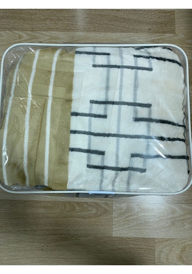 Aksu Tek Kişilik Battaniye Çantali Sari Sarı