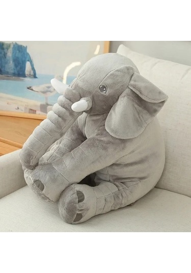 Zyzqstore Fil Peluş Vücut Yastığı Büyük Kanepe Yastık Çok Renkli Fil Yastık Çok Renkli