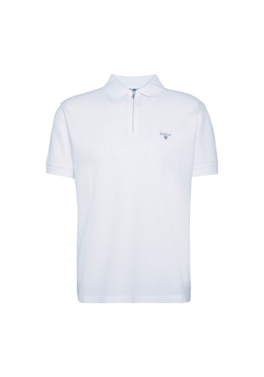 Barbour Hingham Polo Yaka Wh11 White Beyaz