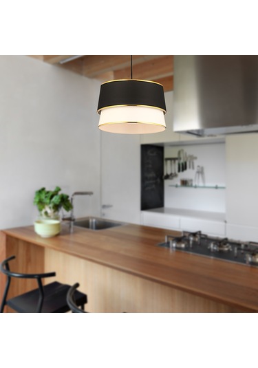 Sesa Tekli Siyah Sarkıt Modern Spor Genç Odası, Mutfak Salon Sarkıt Avize