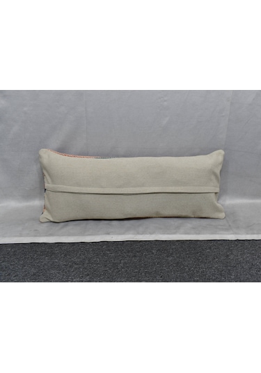 Zehra Abla Halı Yeni El Dokuma Dekoratif Lumbar Kilim Kırlent Yastık Kılıfı 6221