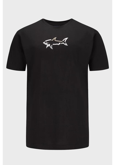 Paul & Shark Erkek T Shirt 24411085 011 Siyah SIYAH Siyah