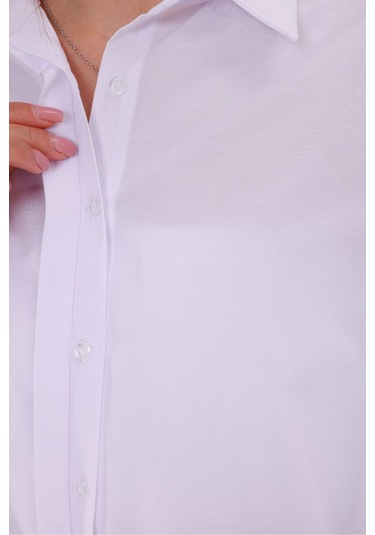 Kadın Trend Gömlek Beyaz