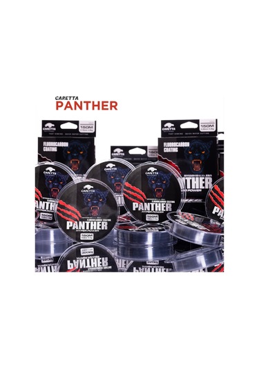 Caretta Panther 150 Mt Fluorocarbon Coatıng Gray Misina - 0.23mm 0.23 MM