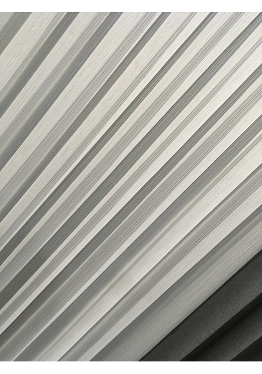 Perdefony Çizgili Düz Tül Perde