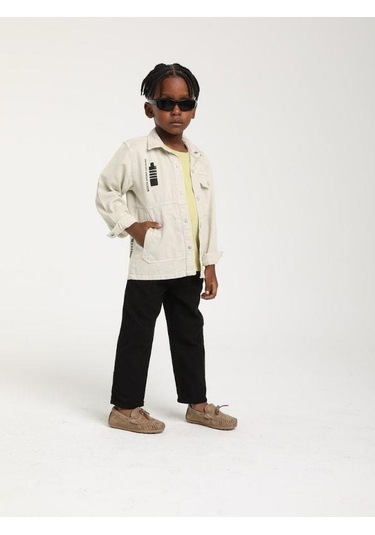 Erkek Bebek Yumuşak Dokulu Tek Cepli Ceket-15657 Yeşil