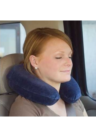 Seyahat Yastığı Şişme Boyun Tipi  Ortopedik Çok Renkli