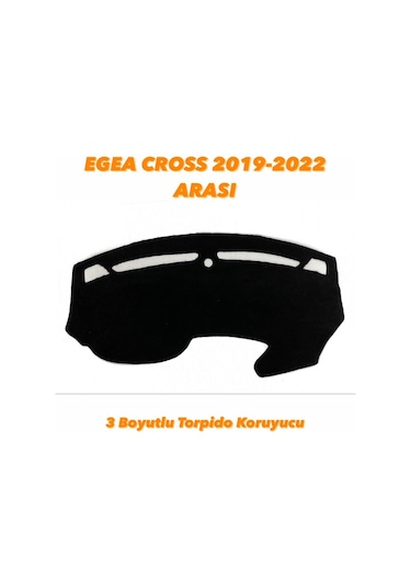 Egea Cross 2019-2022 Arası 3 Boyutlu Halı Torpido Örtüsü