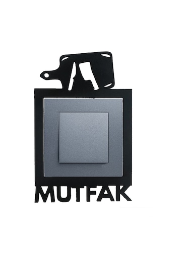 Mutfak Ahşap Priz Çerçevesi Dekorasyon