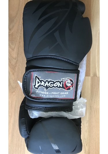 Dragon Black Matt Boks Eldiveni 10 Oz Siyah