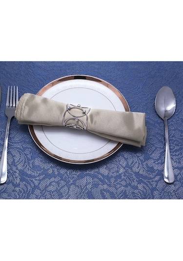 Sones Cjk1019 Üç Boyutlu Elmas İşlemeli Peçete Tokası Otel Masası Düğün Ziyafet Aksesuarları Gümüş