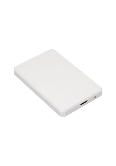 Mufunye 2.5 İnç Sata Hdd/ssd Dış Disk Kutusu - Usb 3.0 Arayüzü, Araçsız Montaj, Abs Kasa Beyaz