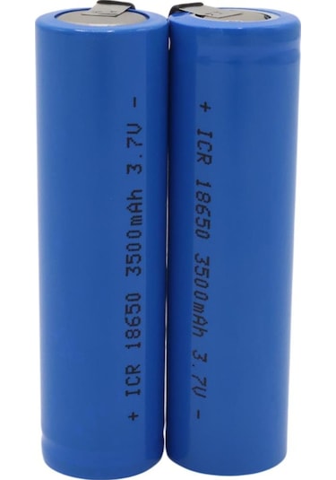 Ayt Powermaster Pm-13693 18650 3.7 Volt 3500mah Şarjlı Lityum Li-ion Başlıksız Puntalı Pil 2 Li Paket