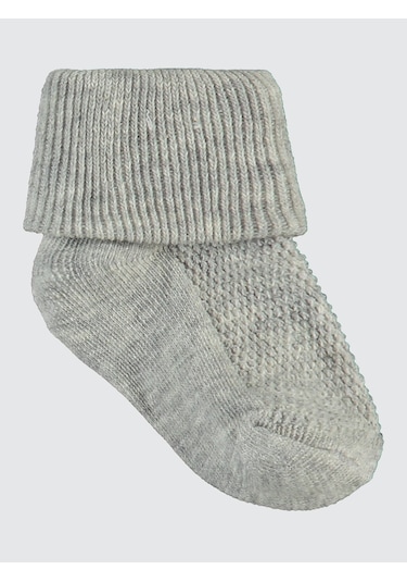 Civil Baby Bebek 3'lü Çorap Set 0-24 Ay Krem Krem