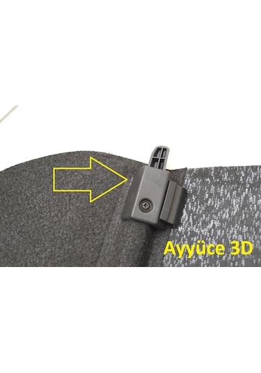 Ayyüce 3d, Renault Clio 2006-2011 Kasa Bagaj Pandizot Ayakları,2x