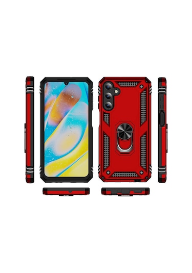 Apsuwa Samsung Galaxy A15 Uyumlu Kılıf Vega Yüzüklü