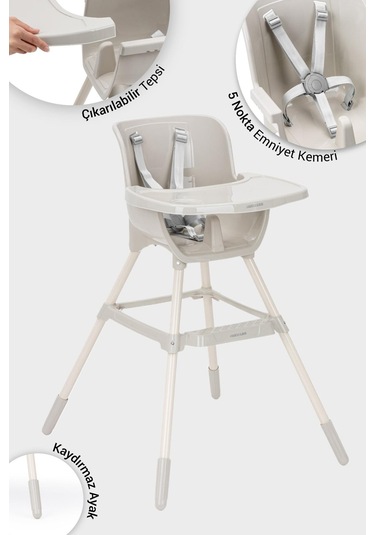 Wellgro Ergo Mama Sandalyesi, Taş Rengi