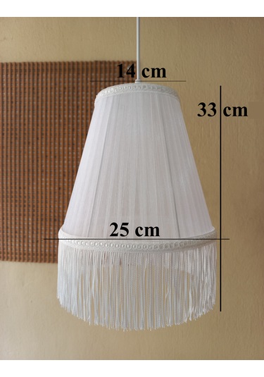 N-60 Beyaz Organze Yatak Odası Çocuk Ve Bebek Odası Avize Beyaz Beyaz