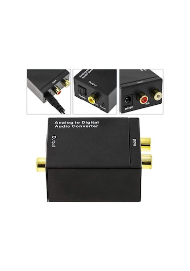 Analog To Dijital Audio Converter Analog Sesten S/pdıf Dijitale Dönüştürücü